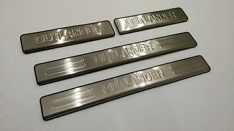 Стайлинг автомобиля для Mitsubishi Outlander Samurai 2007-2012 накладка из нержавеющей