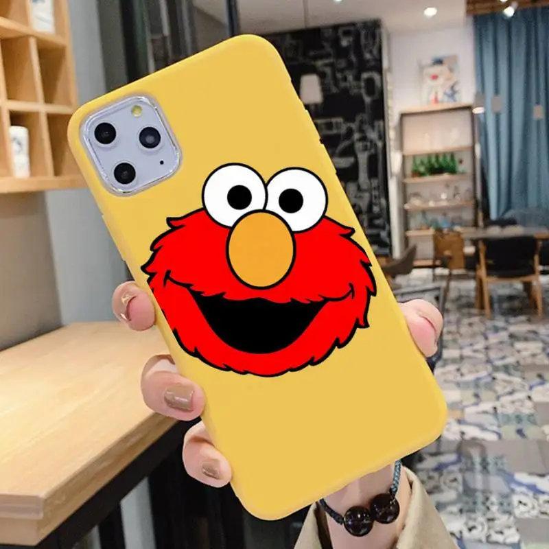 

Cartoon Sesame Cookie Monster Phone Case Soft Case for iPhone 12 11 Pro Max XS XR 8 7 6s Plus 11Pro 7Plus 8Plus