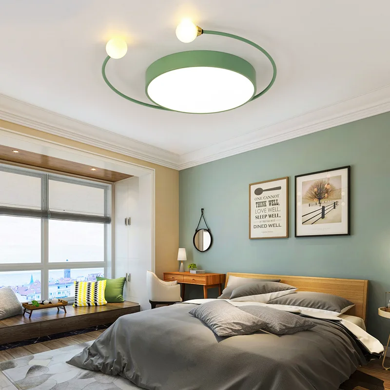 

New ultra-thin LED ceiling light living room lamps round modern simple iron art bedroom balcony creative 2019 lights