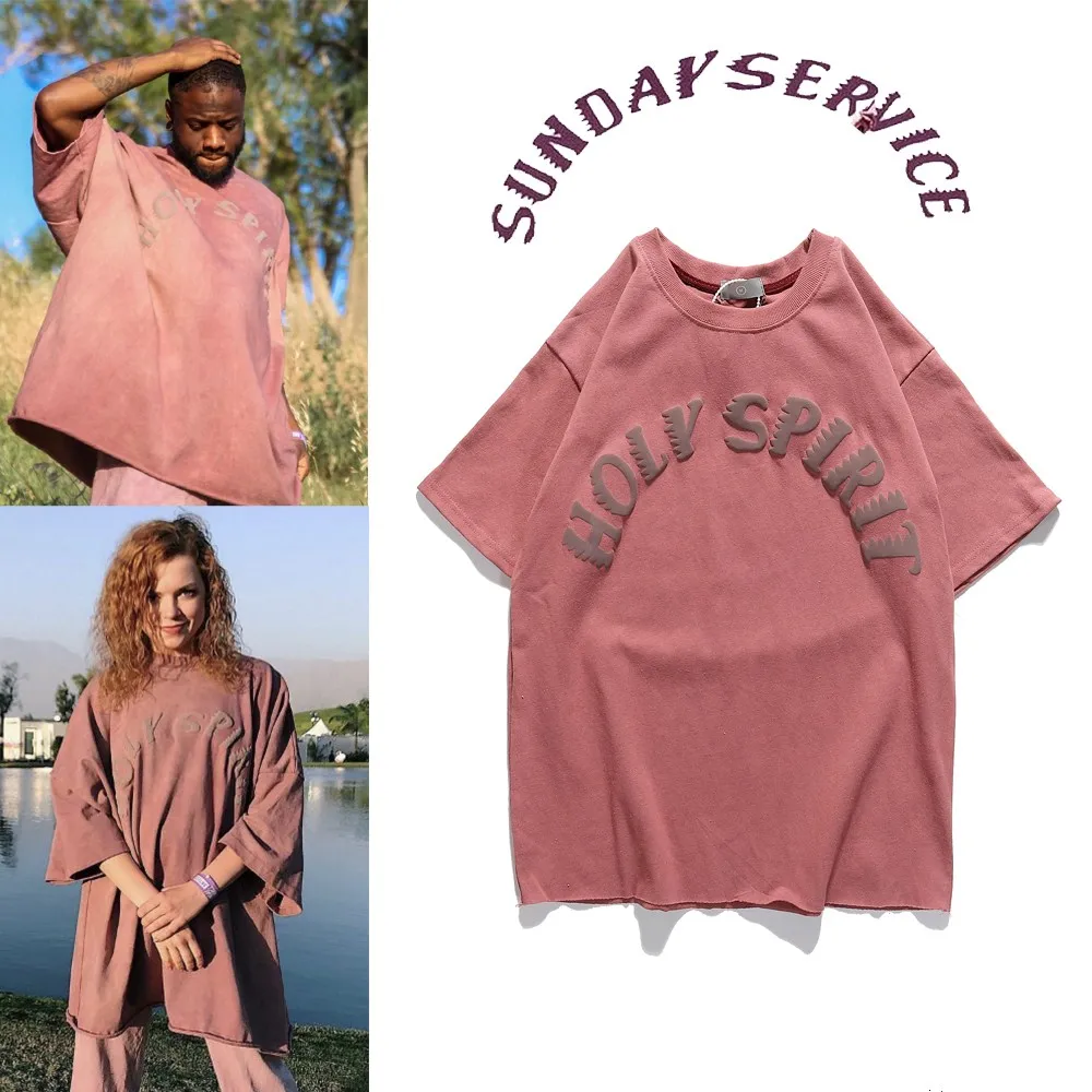 Футболка Kanye West с изображением святого духа футболки для путешествий мужские и