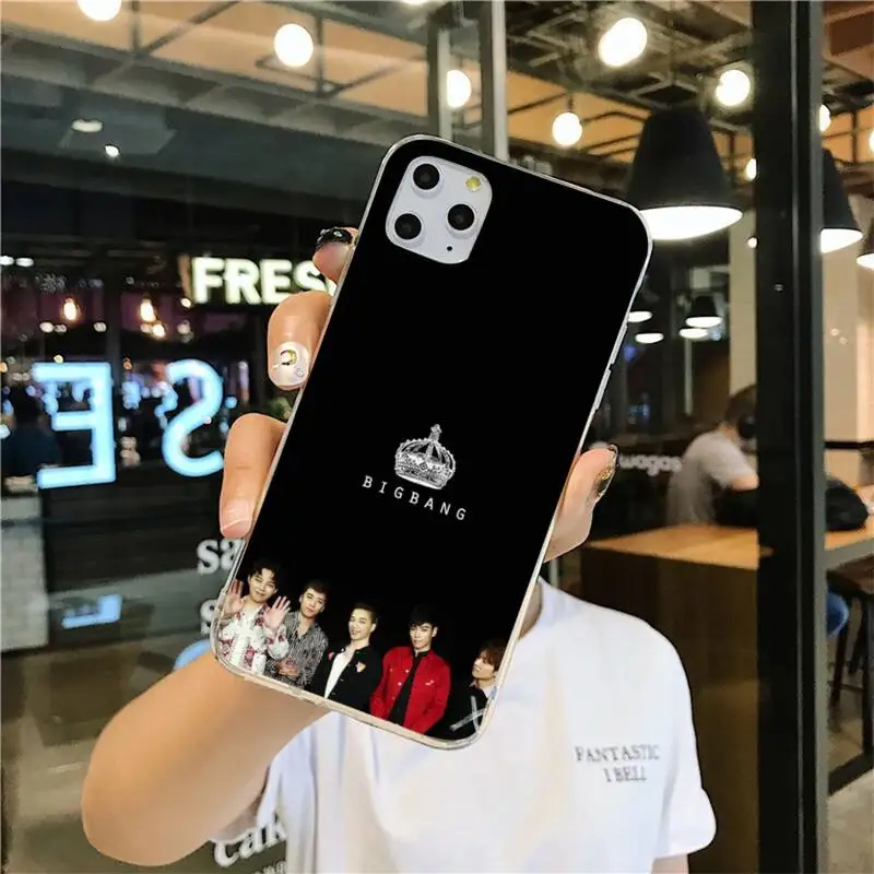 

Kpop BIGBANG Phone Case for iphone 12 pro max mini 11 pro XS MAX 8 7 6 6S Plus X 5S SE 2020 XR cover