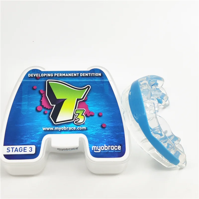Free Shipping 1pc Myobrace Appliance T3 for Teens/Orthodontic Dental Trainer T3 ages10-15/MRC Dental Oral Appliance T3 size 4/7