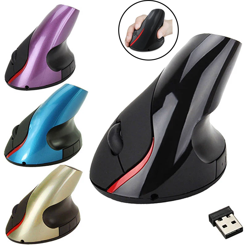 Вертикальная беспроводная мышь эргономичная оптическая Bluetooth Usb Sem Fio Mause 800 1200 1600 dpi перезаряжаемая компьютерная мышь для ноутбука