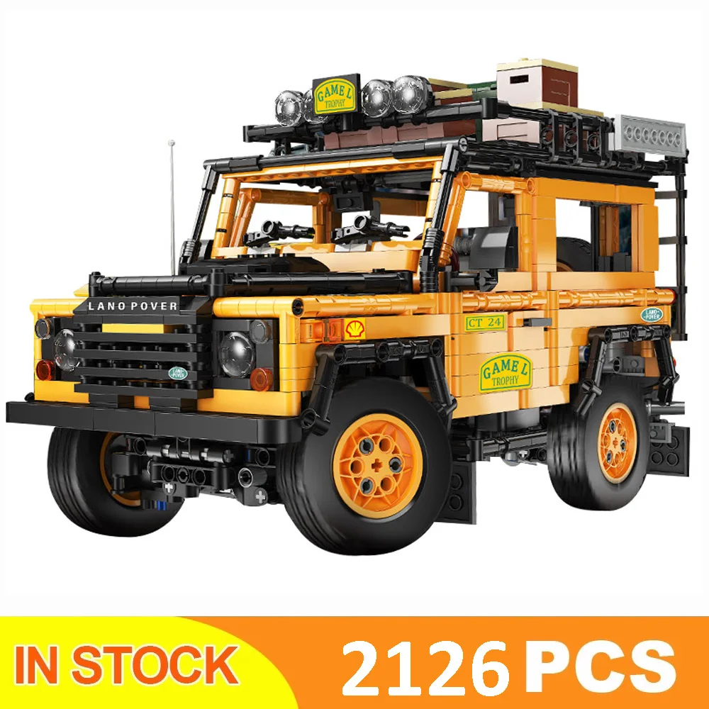 J908 высокотехнологичная модель автомобиля MOC SUV внедорожник автомобиль строительные блоки сборка кирпичи игрушки Смешные Дети Рождественские подарки