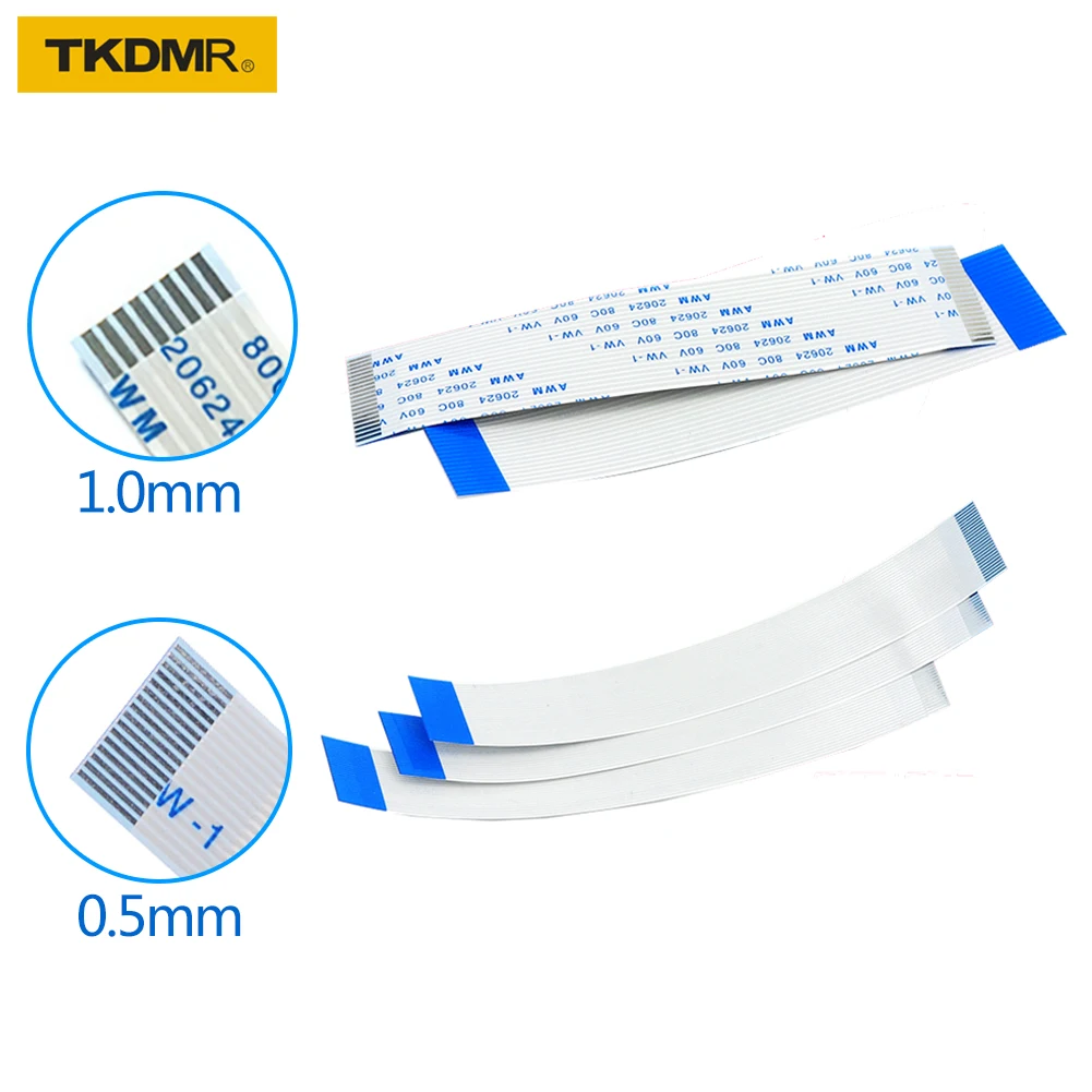 TKDRM плоский гибкий кабель FFC FPC ЖК дисплей AWM 20624 80C 60V VW 1 0.5MM мм 4pin разъем синего