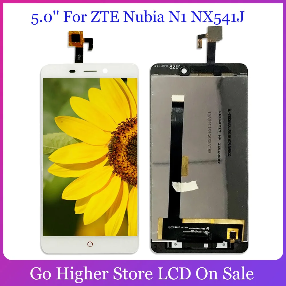 ЖК дисплей 5 0 дюйма для ZTE Nubia N1 NX541J сенсорная панель стекло в сборе 1920x1080 запасная