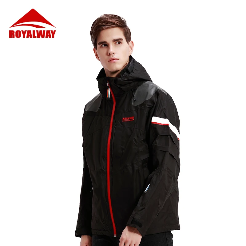 ROYALWAY лыжный костюм для мужчин зимний теплый ветрозащитный водонепроницаемый