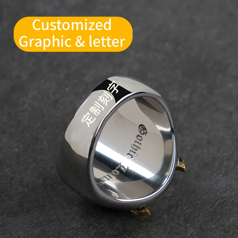 Кольцо Фенрир из нержавеющей стали в скандинавской мифологии Викинг-Волк модные