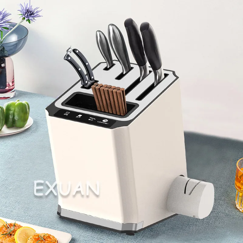 

Kitchen Intelligent Ultraviolet Automatic Disinfection Knife Holder Multi-function Sterilization Chopstick Holder Drying