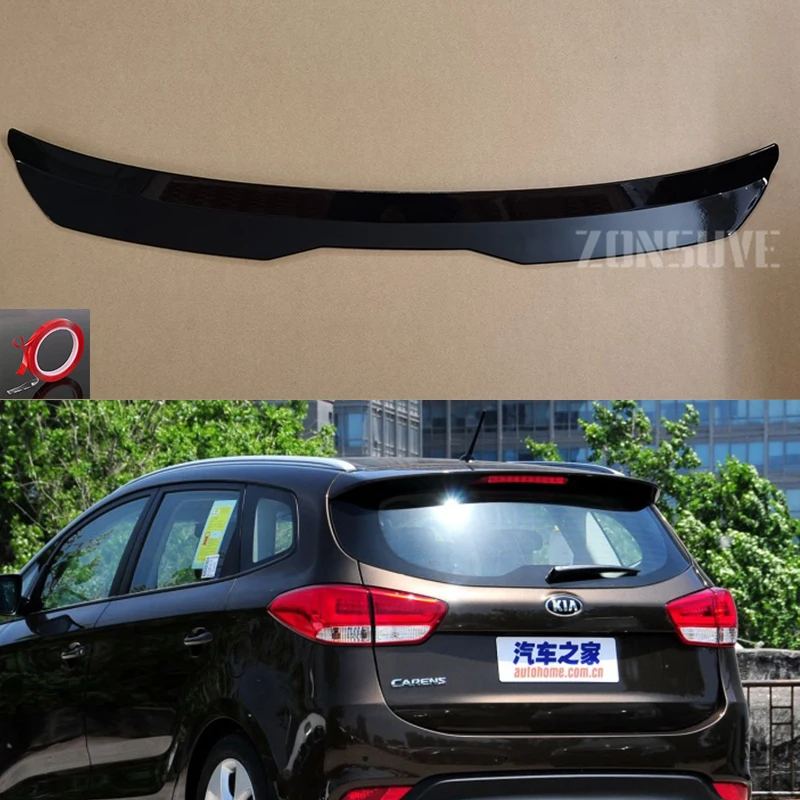 Подходит для Kia Carens 2012 2016 года спойлер на крышу аксессуары из углеродного волокна
