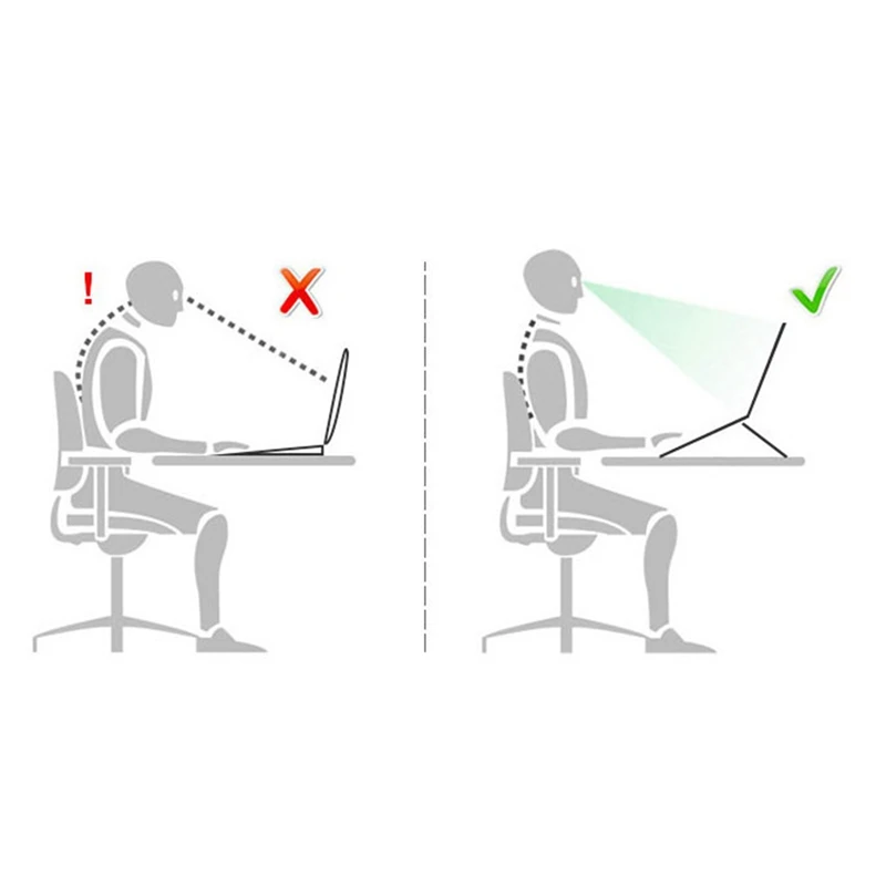 

Laptop Stand, Adjustable, Portable Foldable Stand, Aluminum 11-17.3 Inch Laptop Stand, (Rose Gold)