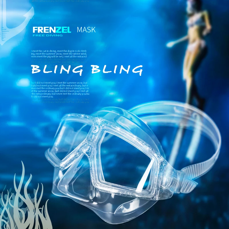 Бесплатная маска для дайвинга профессиональная подводного плавания низкого