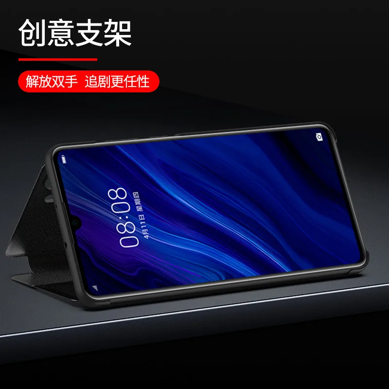 Чехол-книжка для Huawei P10 Plus P20 Pro P30 Lite Mate 10 20 30 кожаный | Мобильные телефоны и