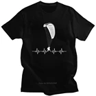 Мужская Винтажная футболка с параплана, футболка из чистого хлопка с короткими рукавами и круглым вырезом, Повседневная футболка парамотора, парашюта в стиле Харадзюку