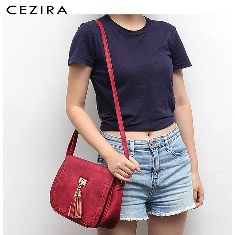 Большая распродажа CEZIRA высококачественные женские сумки мессенджер из