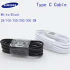 Кабель быстрой зарядки Samsung USB-Type-C, 0.28м, 1.2м, 1.5м, 2м, 3м, белый, черный.