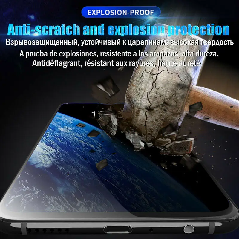 9D полное покрытие для Oukitel C15 C16 Pro Plus защита экрана Гидрогелевая пленка защитная