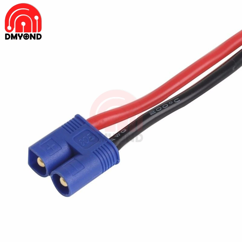 Коннектор типа банан EC2 с разъемом папа к разъему XT60 кабель переходник мама для