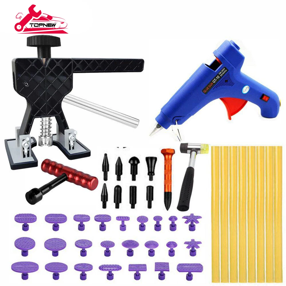 

Paintless Dent Repair Kit - Car Dent Removal Kit Dent Lifter Dent Puller Kit Pop a Dent Tool for Auto Dent Door Ding Hail Dent R