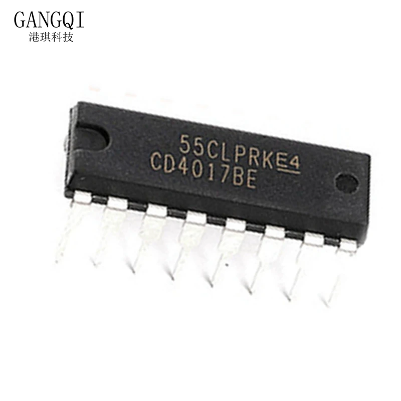 10шт CD4017 CD4017B CD4017BE 4017 ДЕСЯТИЛЕТНИЙ СЧЕТЧИК ДЕЛИТЕЛЬ IC Новый