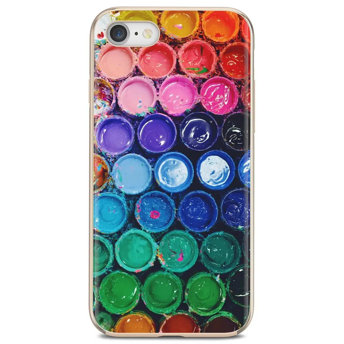 Набор акварельных красок пастельный дизайн мягкий чехол из ТПУ для Xiaomi Redmi 4A 7A S2