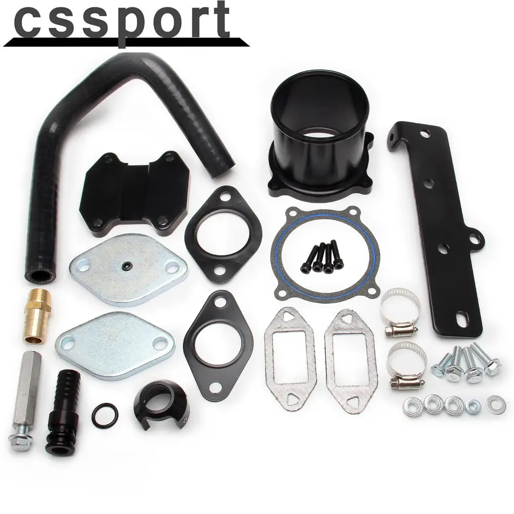 

Автоматический гоночный рециркулятор EGR, клапан дроссельной заслонки, комплект удаления для 2013-2018 Dodge Ram 6.7L Cummins Diesel EGR-1033