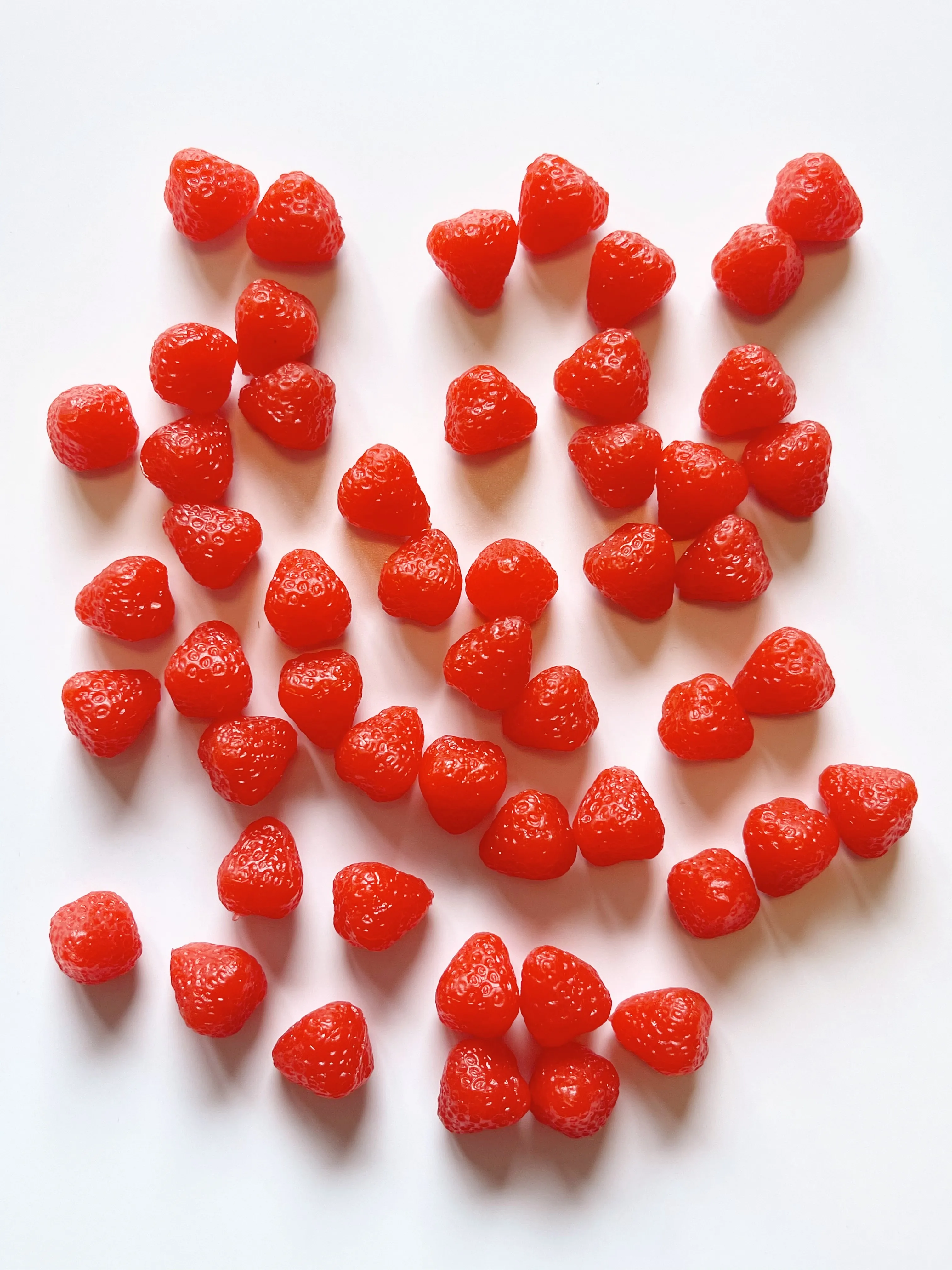 100 шт./лот миниатюрные изделия из ПВХ имитация продуктов искусственная клубника