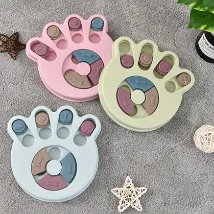 Игрушки головоломки для собак увеличение IQ Интерактивная медленная дозировка