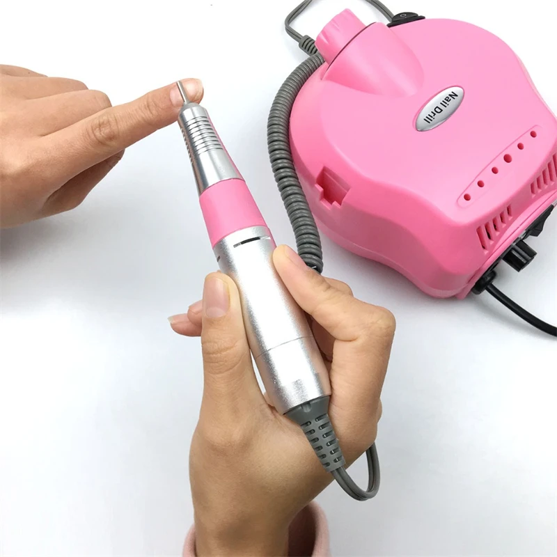 

Nail Drill Machine 35000RPM Pro Manicure Machine Apparatus For Manicure Pedicure Kit Electric Nail File With Cutter Nail Tool