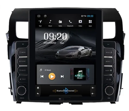 

9,7 "Восьмиядерный tesla стиль вертикальный экран Android 10 Автомобильный GPS стерео Мультимедиа для Nissan Teana Altima 2013-2018