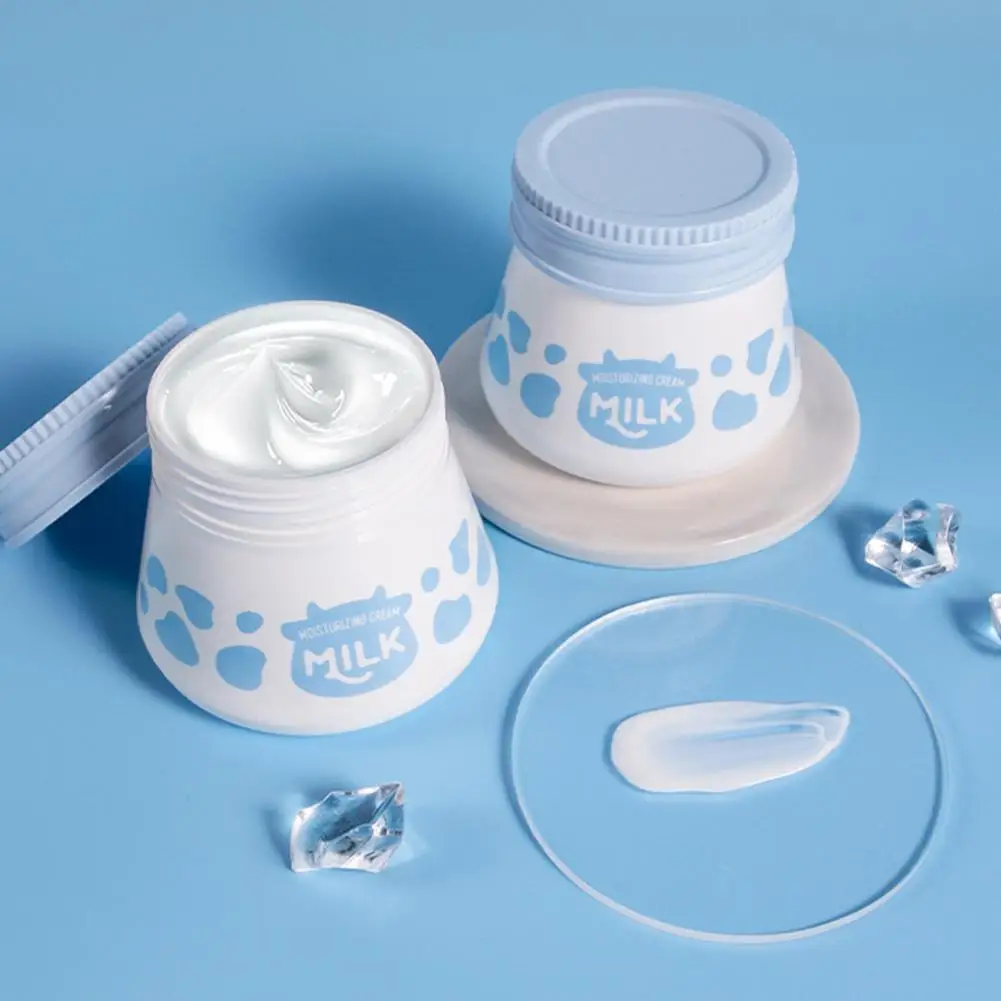 

Milk Whitening Face Cream Hyaluronic Acid Moisturizing Care Smoothing Deep Skin Brightening Nourishing Anti-Aging Skin Q2U7