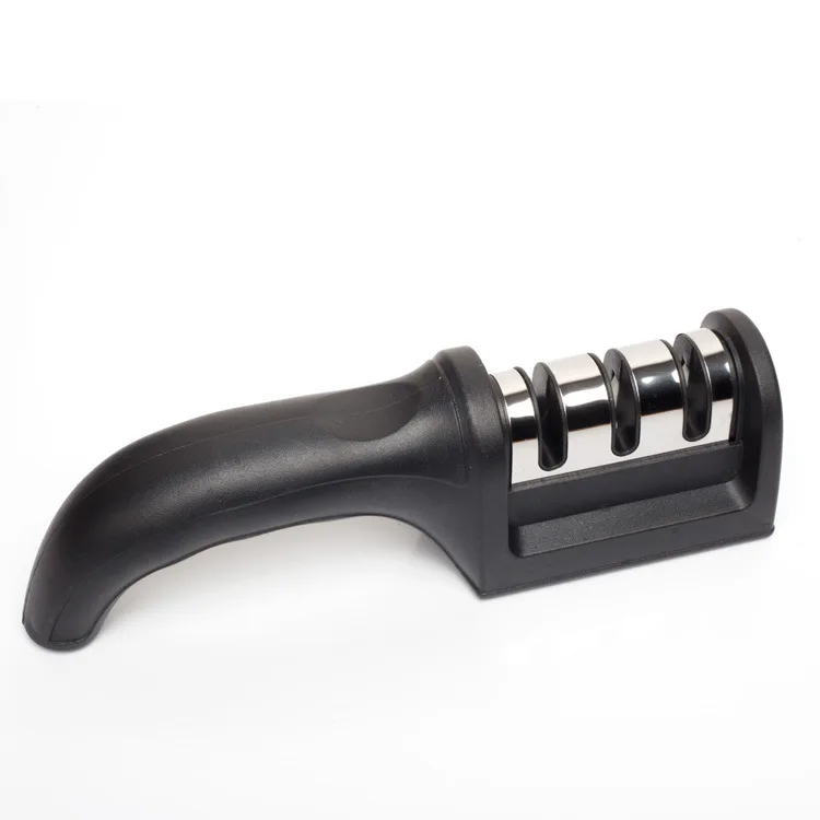 

Knife Sharpener 3 Stages Kitchen Tool Tungsten Steel Ceramic Non-stainless Steel Mill Knife Sharpener 3 Stages Kitchen Gadgets