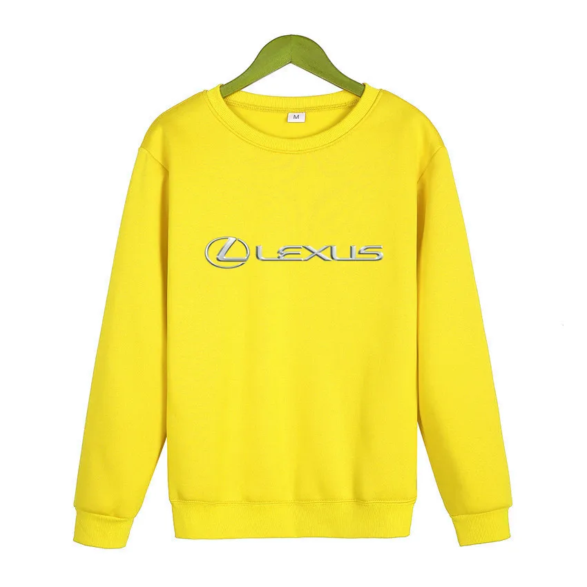 

Men spring and autumn new LEXUS CAR logo round neck sweater man casual fashion sports printing pullover long-sleeved hoodies