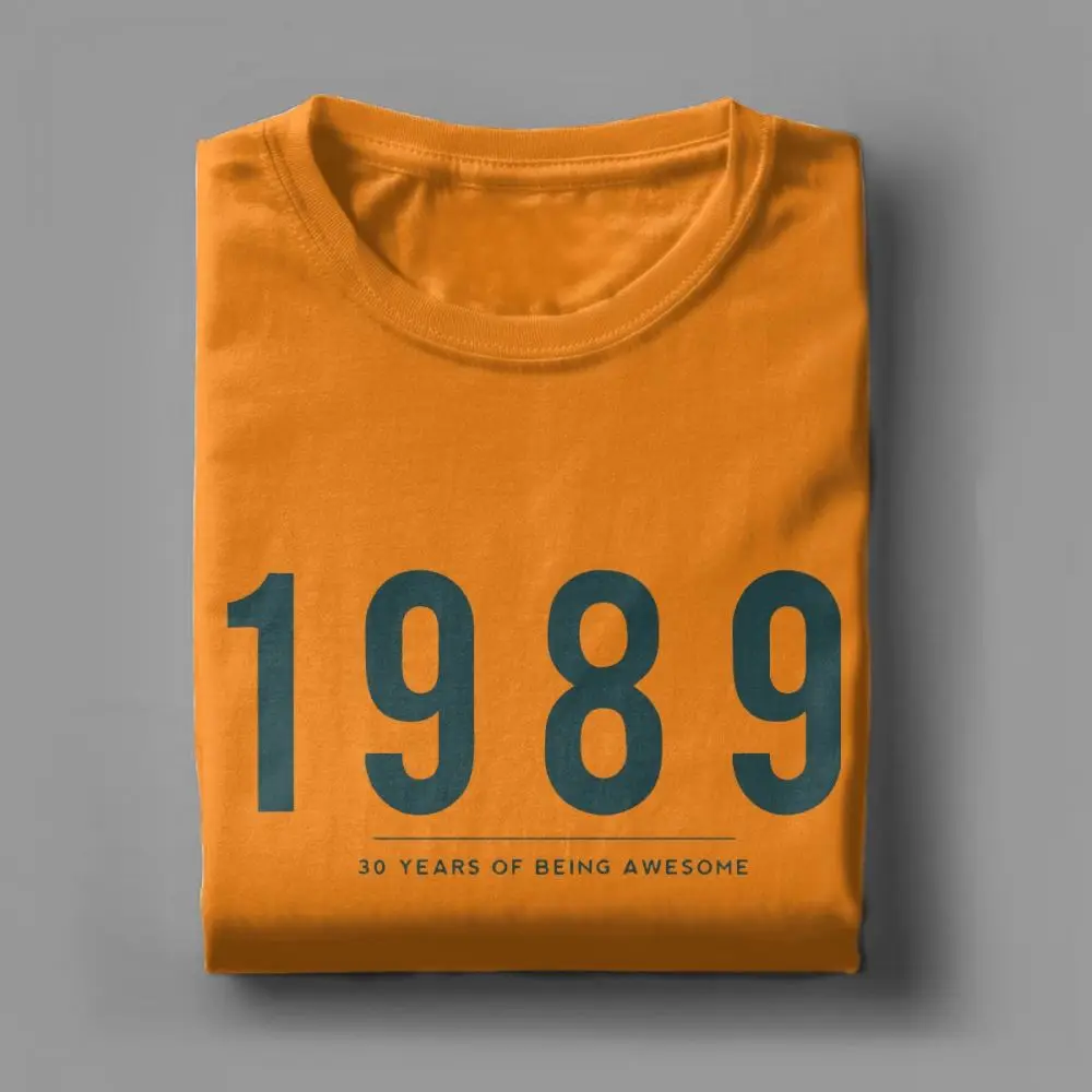 30th футболки для дня рождения подарок 1989 30 лет быть удивительным Мужская футболка