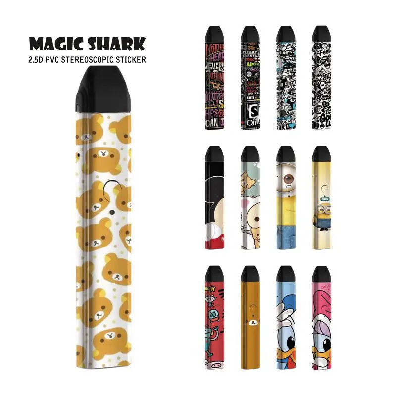 Волшебная Акула милый медвежонок наклейки с изображением миньонов чехол Micro Cable