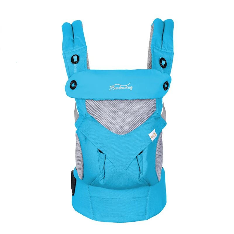 sky blue-Breathable Honeylulu, Всесезонная дышащая детская переноска, скрытая ветрозащитная шапка, слинг для новорожденных, кенгуру для детей, Хипсит Ergoryukzak - Цвет: sky blue-Breathable