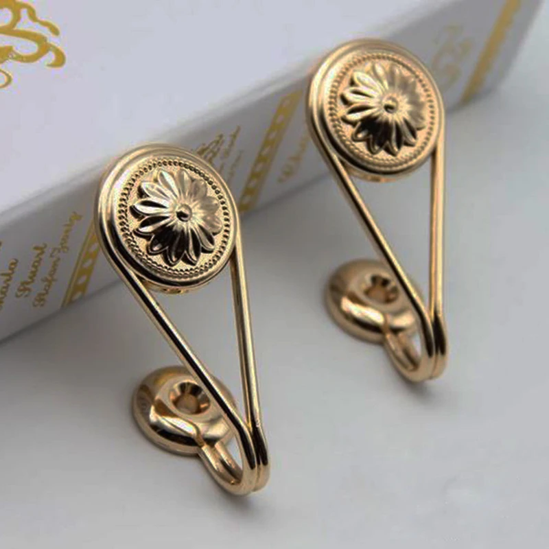 Dreampatar 1 пара Европейской металлической домашней ленты для штор декоративный