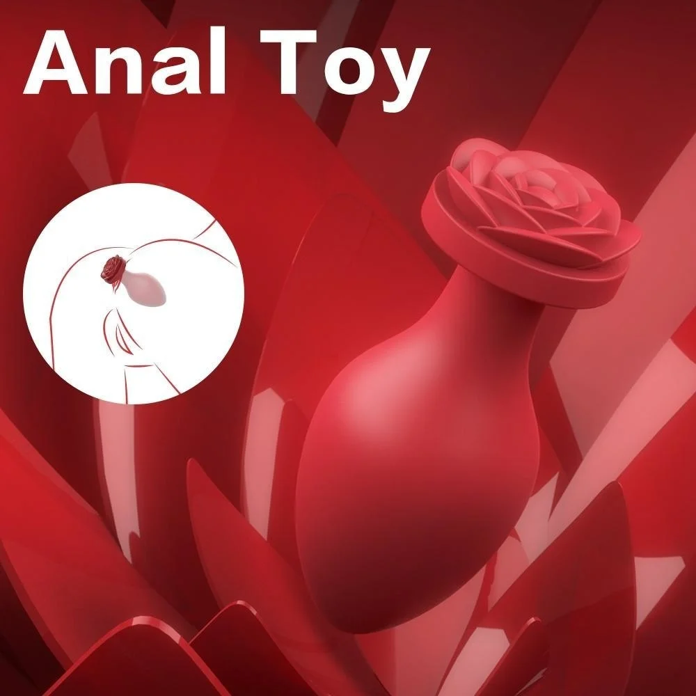 Анальная пробка унисекс черная красная Размеры S/M/L 3 шт./комплект