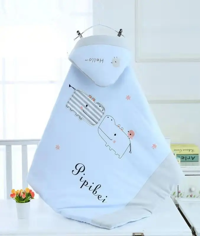 Детский спальный мешок с милым мультяшным рисунком для осени и зимы детский