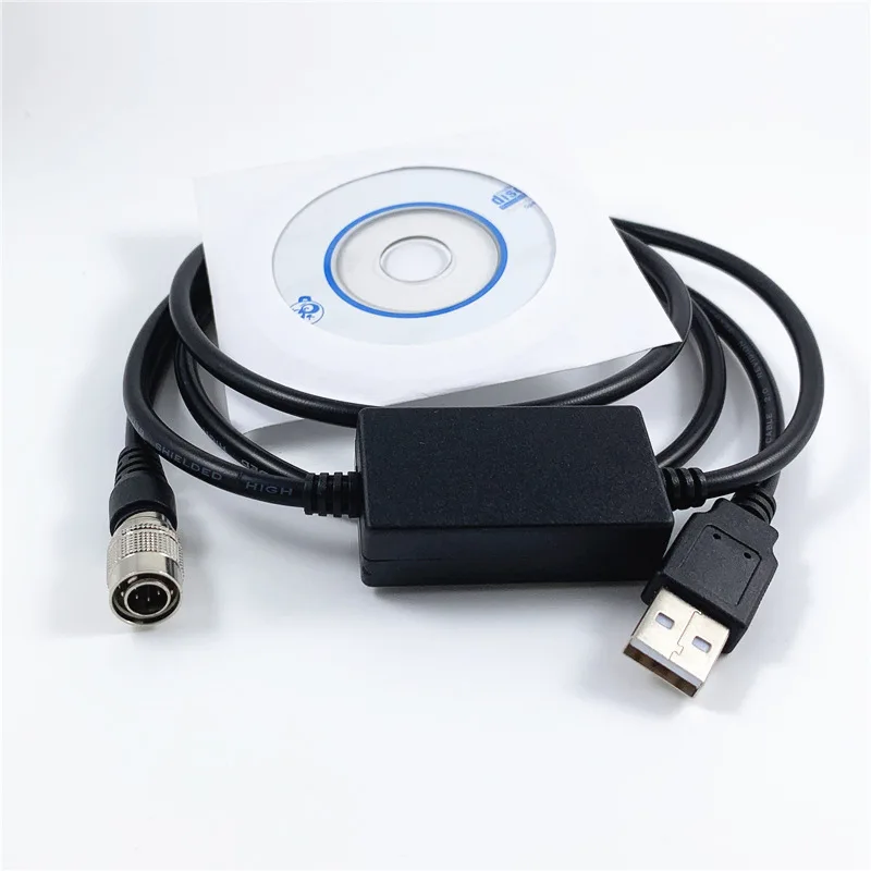 

2pcs Brand NEW for sok USB Data Download Cable for sok total stations 6-Pin USB date cable Compatible win8 / win7 / win10