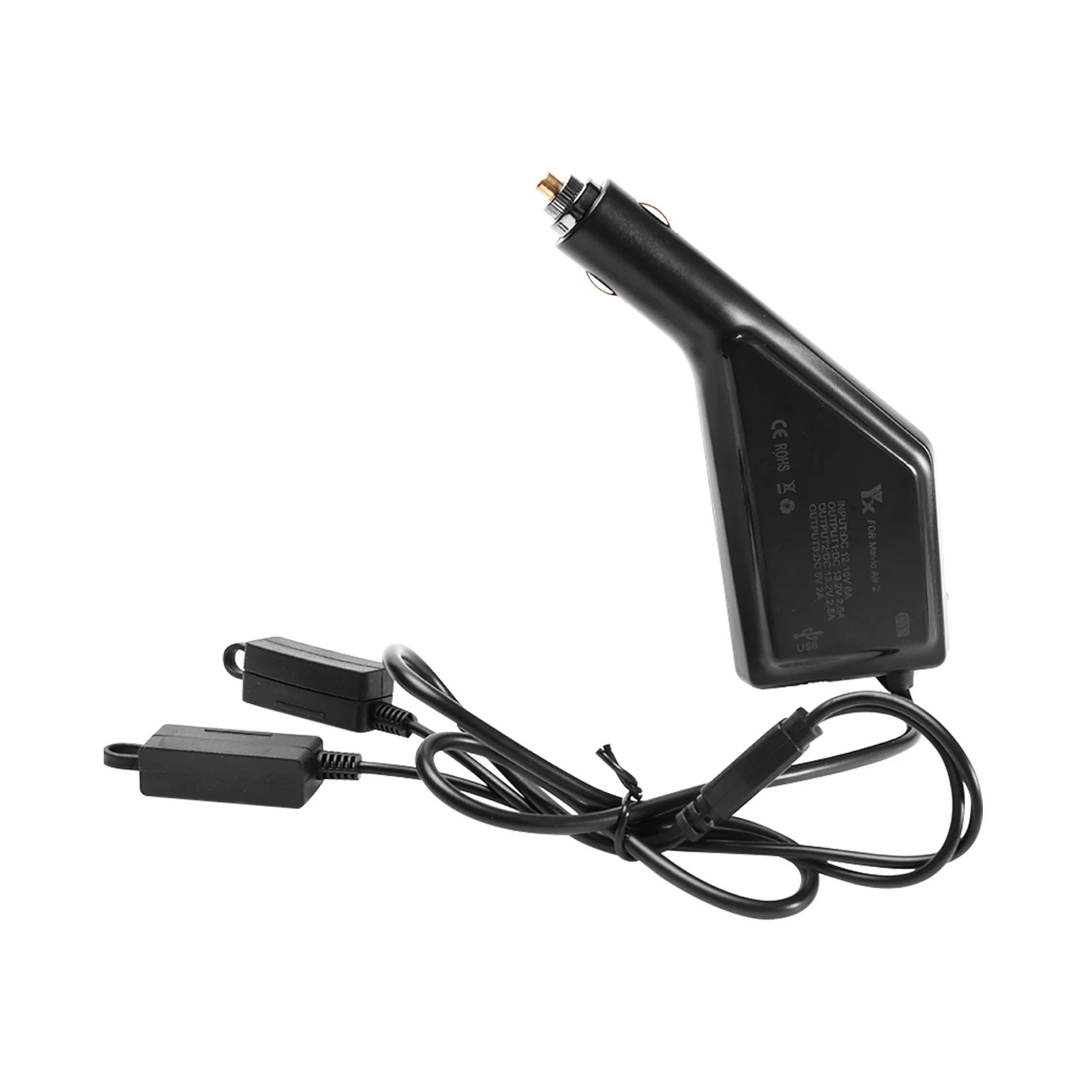 

Car Charger Practical Quick Charging Dual Battery Drone Accessories Lightweight Travel Remote Control USB Port For Mavic Air 2