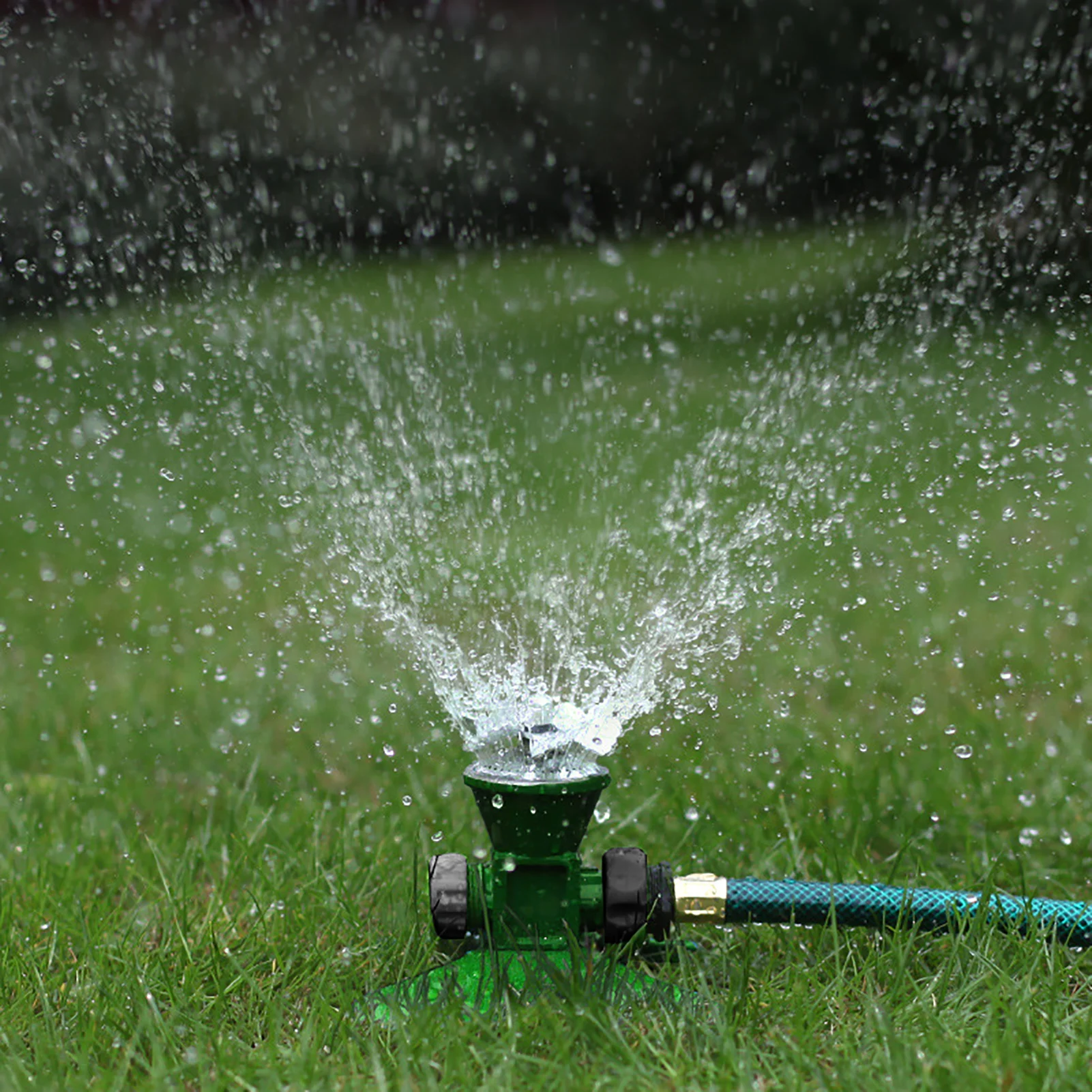 

Garden Automatic Sprinkler 360 Degree Rotating Irrigation System Multiple Use Lawn Sprinkler For A Cool Summer