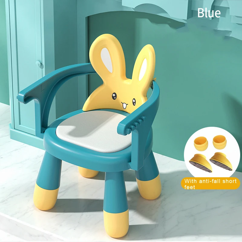 

Plastic Rabbit Multifunctional Chair Height Adjustable Children Dining Chair Meubles Pour Enfants Fauteuil Enfant
