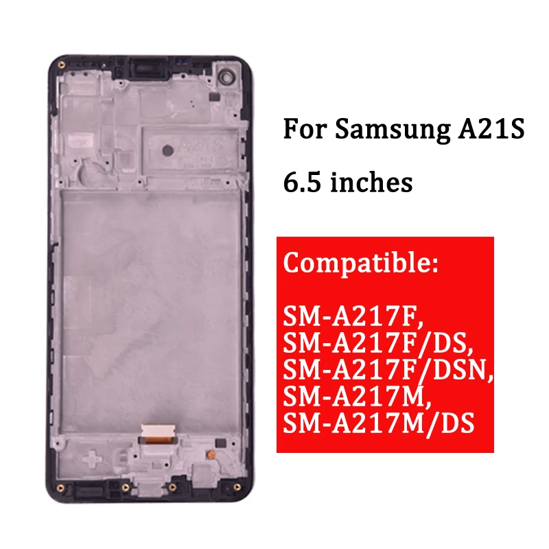 

6,5 "Оригинальный ЖК-дисплей для Samsung Galaxy A21s A217, сенсорный экран, дигитайзер, ЖК-дисплей для Samsung A21s, ЖК-дисплей SM-A217F/DS