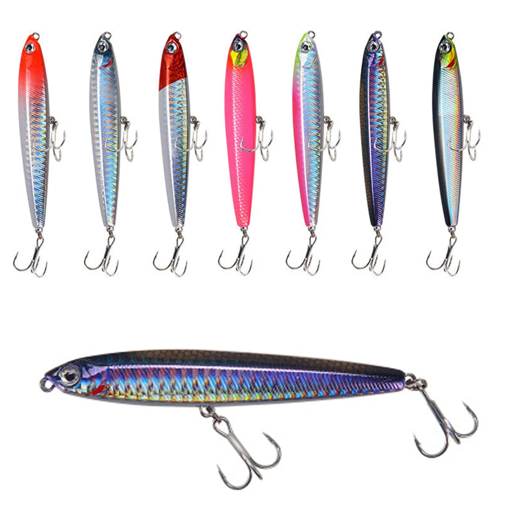 Рыболовная приманка-карандаш искусственная 3d-приманка рыбий глаз 10/14/18/24 г 75 мм 95