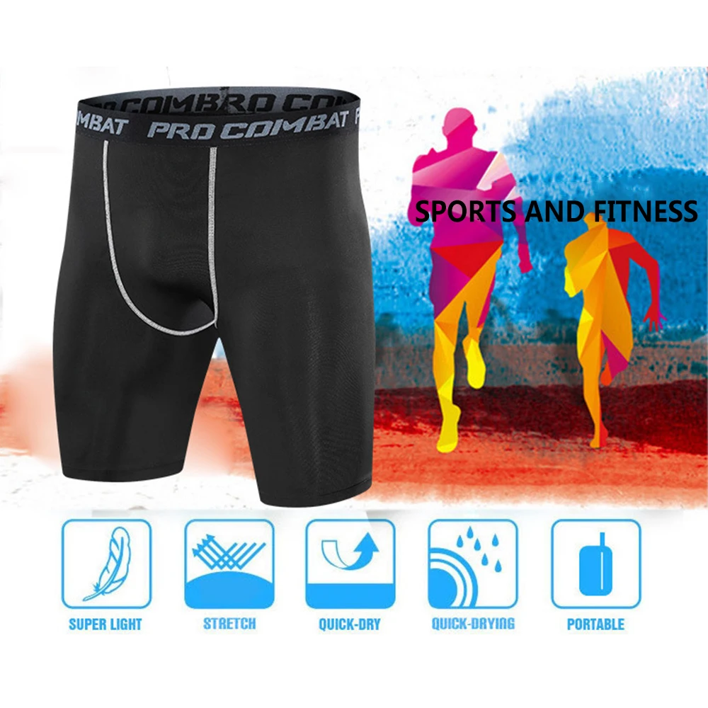 Мужские шорты для бега 2 в 1 летние спортивные и фитнеса быстросохнущие мужчин