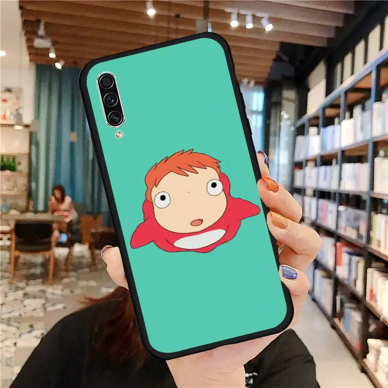 

ponyo Hayao Miyazak cartoon Phone Case For Samsung A20 A30 30s A40 A7 2018 J2 J7 prime J4 Plus S5 Note 9 10 Plus