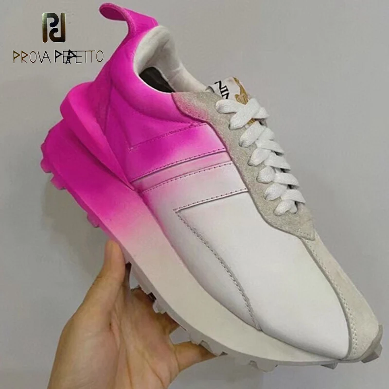 

Color Matching Forrest Gump Shoes Women's Autumn 2021 New Thick-soled All-match Sports Casual Shoes Four Seasons Old Shoes