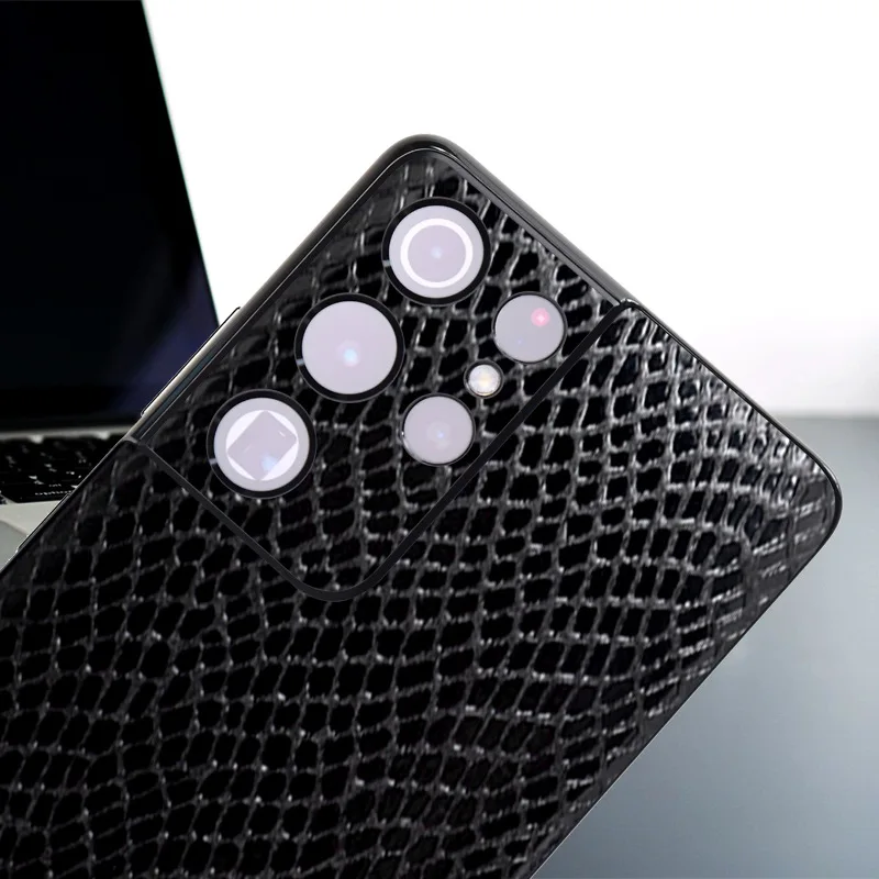 Crocodile Pattern Matte Film For Samsung S21 Ultra S20 Plus Film Cover Decal Skin Matte Protector Sticker For Note 20 Ultra S21