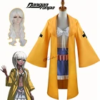 Костюм для косплея анги йонаги из Danganronpa V3: Killing Harmony, жакет с париком из аниме, пикантный женский костюм для Хэллоуина и рождественской вечеринки